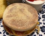 イングリッシュマフィンミニピザ作り方3写真
