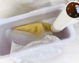 95℃「出汁しょうゆ」冷製明太パスタ作り方34写真