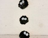 まっくろくろすけのキャラ弁作り方5写真