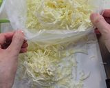 マヨネーズとお酢で作るコールスローサラダ作り方2写真