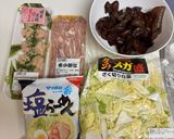 きくらげと白菜とせせりの塩らーめん鍋作り方2写真
