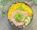 おうちで赤しゃりの極上ねぎトロ丼作り方7写真