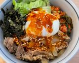 牛丼アレンジ ⭐︎ビビン丼⭐︎レトルトで簡単作り方4写真