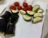 【簡単夕食】柔らか鶏胸肉と茄子と夏野菜のカレー作り方5写真