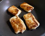 揚げ焼き餅の海苔巻き作り方1写真
