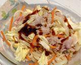 レンジで簡単♡ワンボウルで焼きうどん風作り方4写真