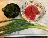 鮪と分葱の辛子酢味噌和え作り方1写真