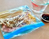 【ジッパー袋で時短】下味冷凍きのこパスタ作り方5写真
