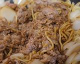 ご飯のおかず牛肉焼きそば作り方6写真