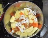 じゃが芋の甘辛煮♪簡単ちくわ人参作り方4写真