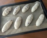 全粒粉・クランベリー＆クリームチーズパン作り方10写真