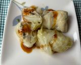 餃子みたいな小さな焼きロールキャベツ作り方7写真