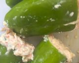 ヘルシーな豆腐とカニカマのピーマン詰め😋作り方5写真