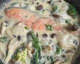 具材なんでも簡単鮭の豆乳クリーム煮作り方4写真