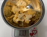 鶏ささみとカリフラワーの中華炒め作り方1写真
