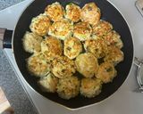 お弁当用 鶏とえのきのつくねバーグ作り方3写真
