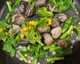 菜の花とあさりのパスタ作り方4写真