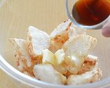 バターと麵つゆが香る長芋のさっくり揚げ♪作り方3写真
