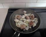アメリカ・肉団子ど玉子のチリソース掛け作り方2写真