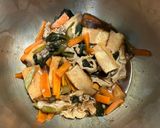 【冷凍小松菜と厚揚げ豚肉の炒め煮】ホットクック作り方3写真