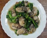 菜の花と牡蠣のソテー作り方6写真