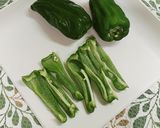 ピーマンチーズ巻き巻きポークチャップ作り方2写真