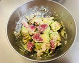 紅芯大根とアボカドのツナマヨ和え作り方3写真