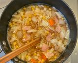 おかんレシピ𓀤𓀣豆乳スープ作り方4写真