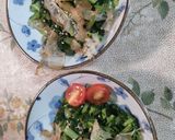 食卓塩で簡単にも！大根菜のお浸しの浅漬け作り方5写真