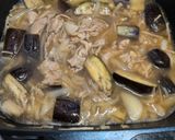 ナスと豚肉のラー油つけそば作り方7写真