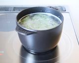 簡単美味しい【セロリと卵のとろみスープ】作り方2写真