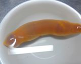 ユムシの刺身作り方1写真