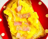 朝食♡ベーコンチーズスクランブルエッグ作り方5写真