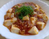 レンジで時短おかず★1人分の麻婆豆腐作り方5写真