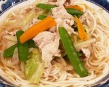 余った麺で！冷や麦 そうめんチャンプルー作り方8写真
