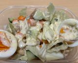 大豆ひじき野菜スティック茹で卵の謎サラダ作り方7写真
