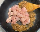 黒カレー 玉ねぎトロトロムネ肉作り方4写真