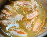 赤海老のスープ🦐作り方5写真