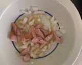 お一人様レンジ洋風ウスター梅照味豚平焼風作り方4写真