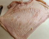 鶏皮のパリパリおつまみ作り方1写真