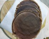 米粉deチョコ生地のチョコバナナクレープ作り方4写真