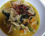夜に炊飯器セットするダケ→朝らく楽とん汁作り方3写真