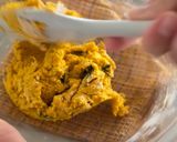 カボチャの煮物で甘じょっぱチーズお焼き作り方2写真