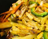 １袋→２皿カレー●細切り具材の玉子カレー作り方2写真