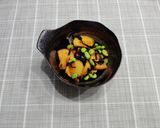 柿と枝豆の塩昆布和え作り方3写真