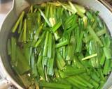 ニラ大量消費、ニラのごまポン酢和え作り方2写真