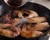 鶏手羽先チキンの甘辛照り焼き作り方5写真