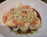レンジで3分ー麺つゆ煮湯豆腐ー作り方6写真