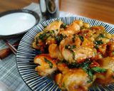 *鶏もも肉と大葉のにんにく照り焼き*作り方5写真