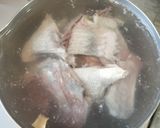 お刺身やお寿司と一緒に、鯛のあら汁🐟作り方6写真